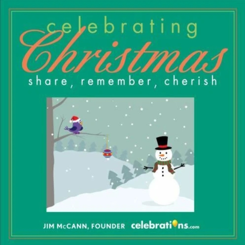 Celebrating Christmas Book with Snowman Cover